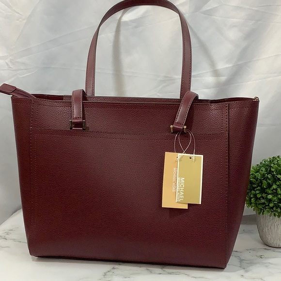 NWT Michael Kors 3 in 1 Maisie Large Top Zip Tote Crossbody Pouch Wristlet - Picture 2 of 12